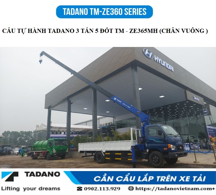 hình ảnh xe tải cẩu hyundai 110 xl tadano 3 tấn 5 đốt