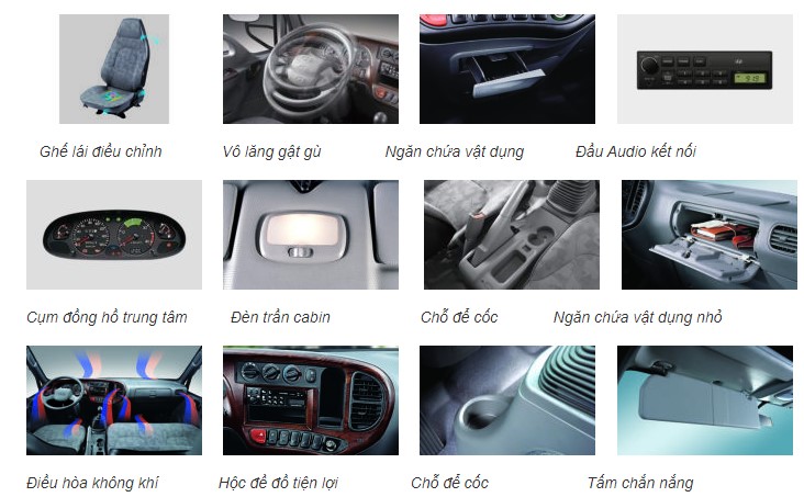 hình ảnh nội ngoại thất xe hyundai 110 xl lắp cẩu tadano TM ze305mh