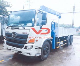 Xe tải Hino FL8J gắn cẩu Tadano TM-ZT553H (5 tấn 3 đốt) tải trọng đạt 13,6 tấn